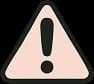 Warning sign icon